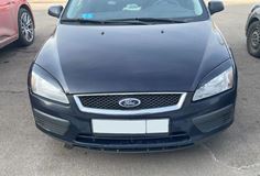 Накладки на фары (реснички) Ford Focus 2 2005-2008 дорестайлинг (ABS)